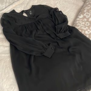 Black shift dress